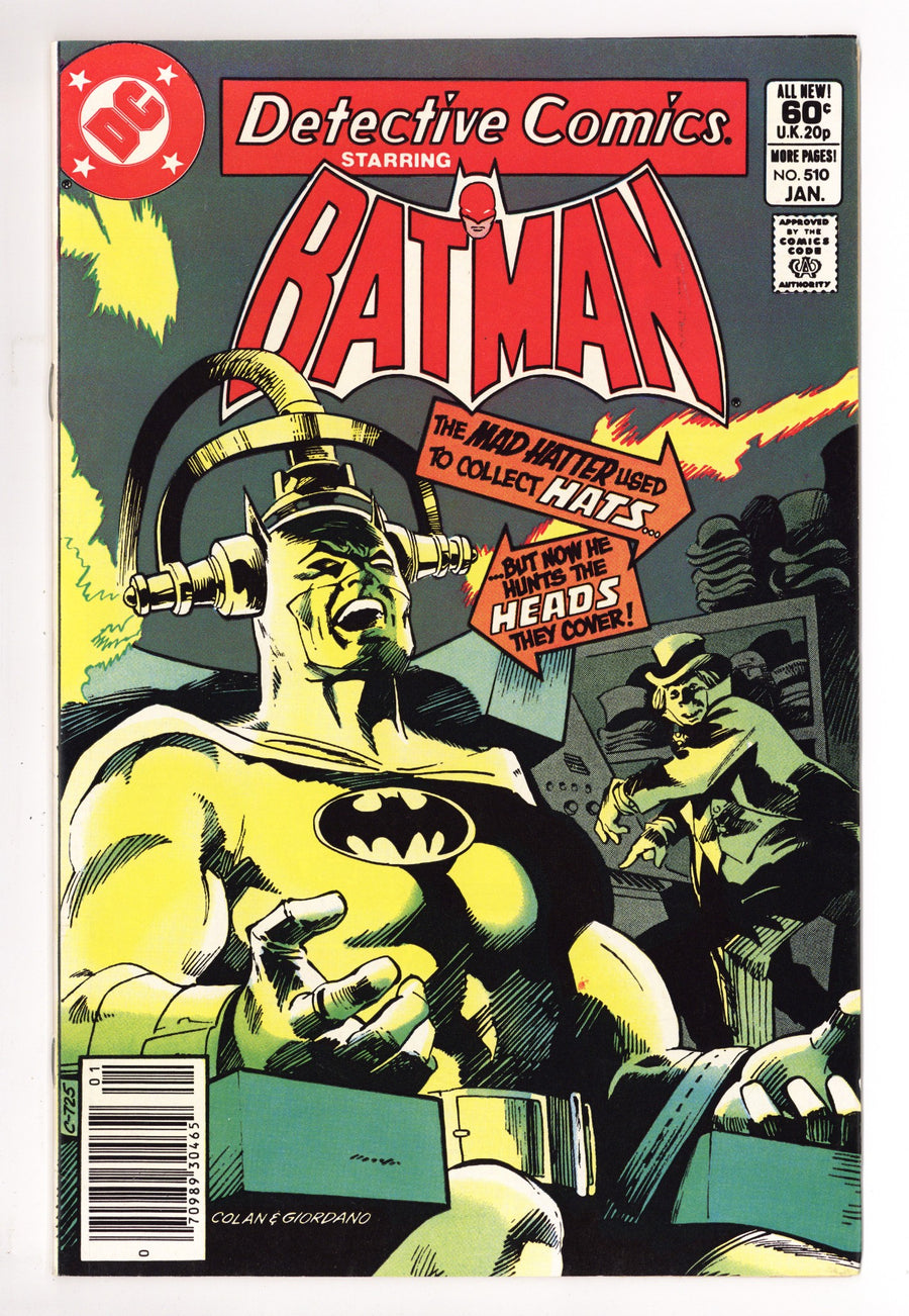 Detective Comics Vol 1 510 Mid Grade (1982) Newsstand 