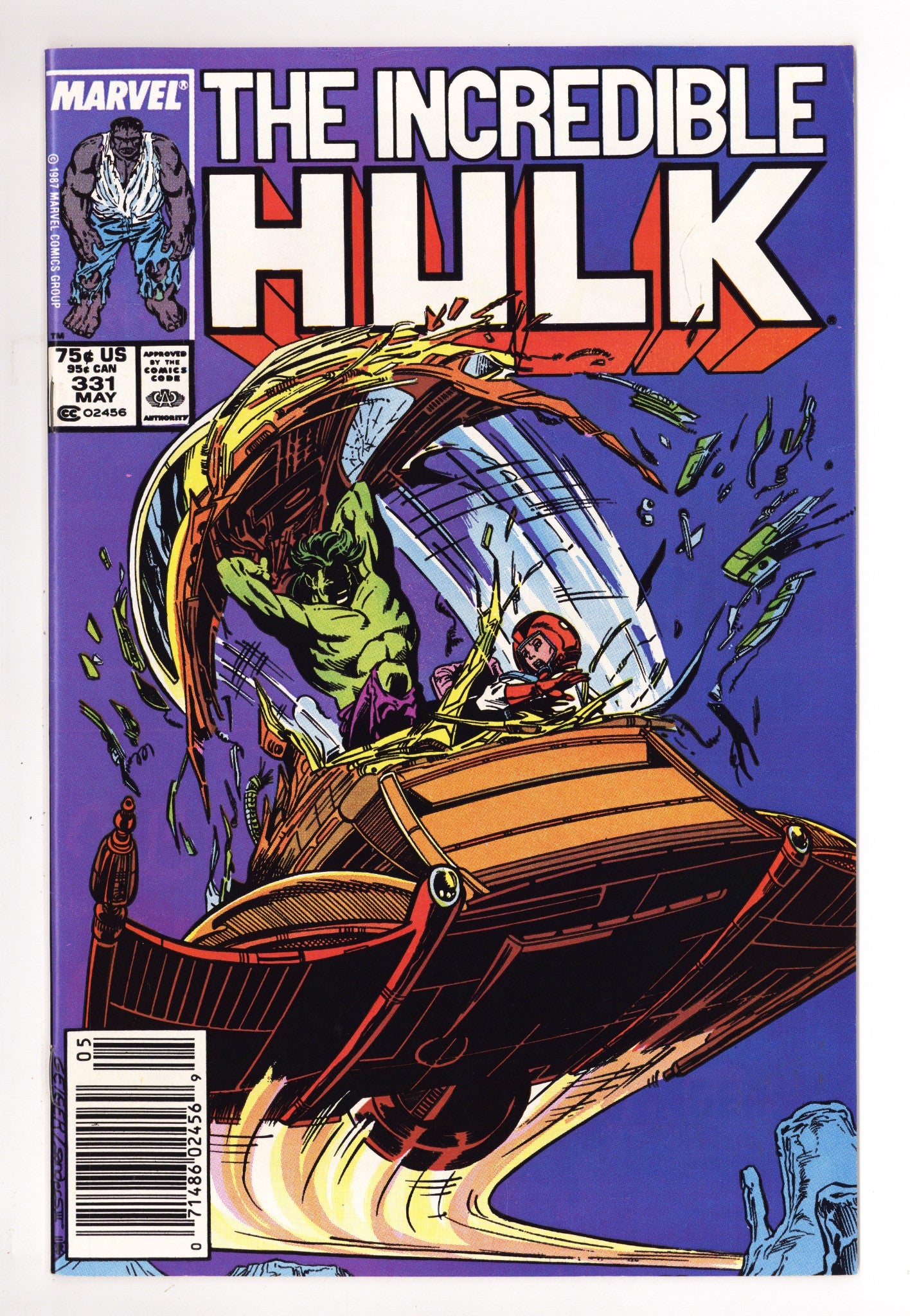 The Incredible Hulk Vol 1 331 VF/NM (9.0) (1987) Newsstand 