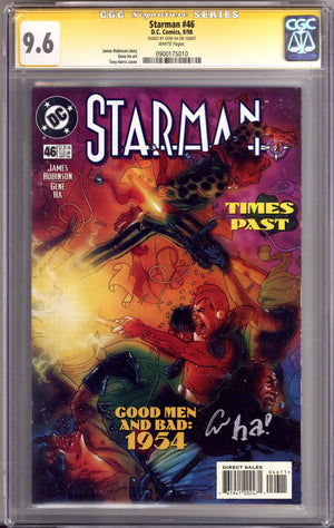 Starman Vol 2 46 CGC 9.6 (NM+) (1998) Signed x1 Cover Gene Ha