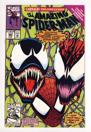 The Amazing Spider-Man Vol 1 363 VF+ (8.5) (1992) 