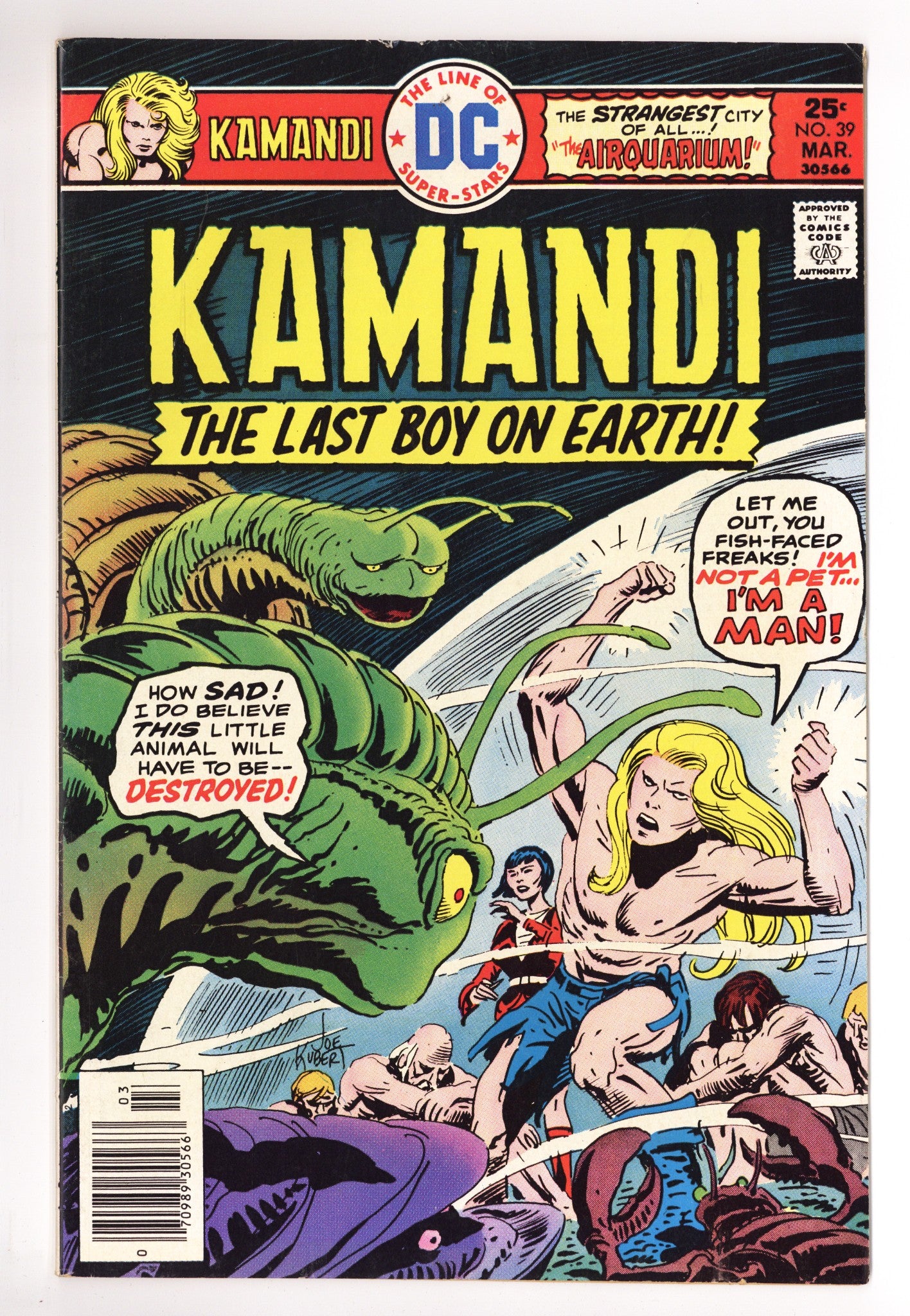 Kamandi, the Last Boy on Earth 39 Low Grade (1976) 