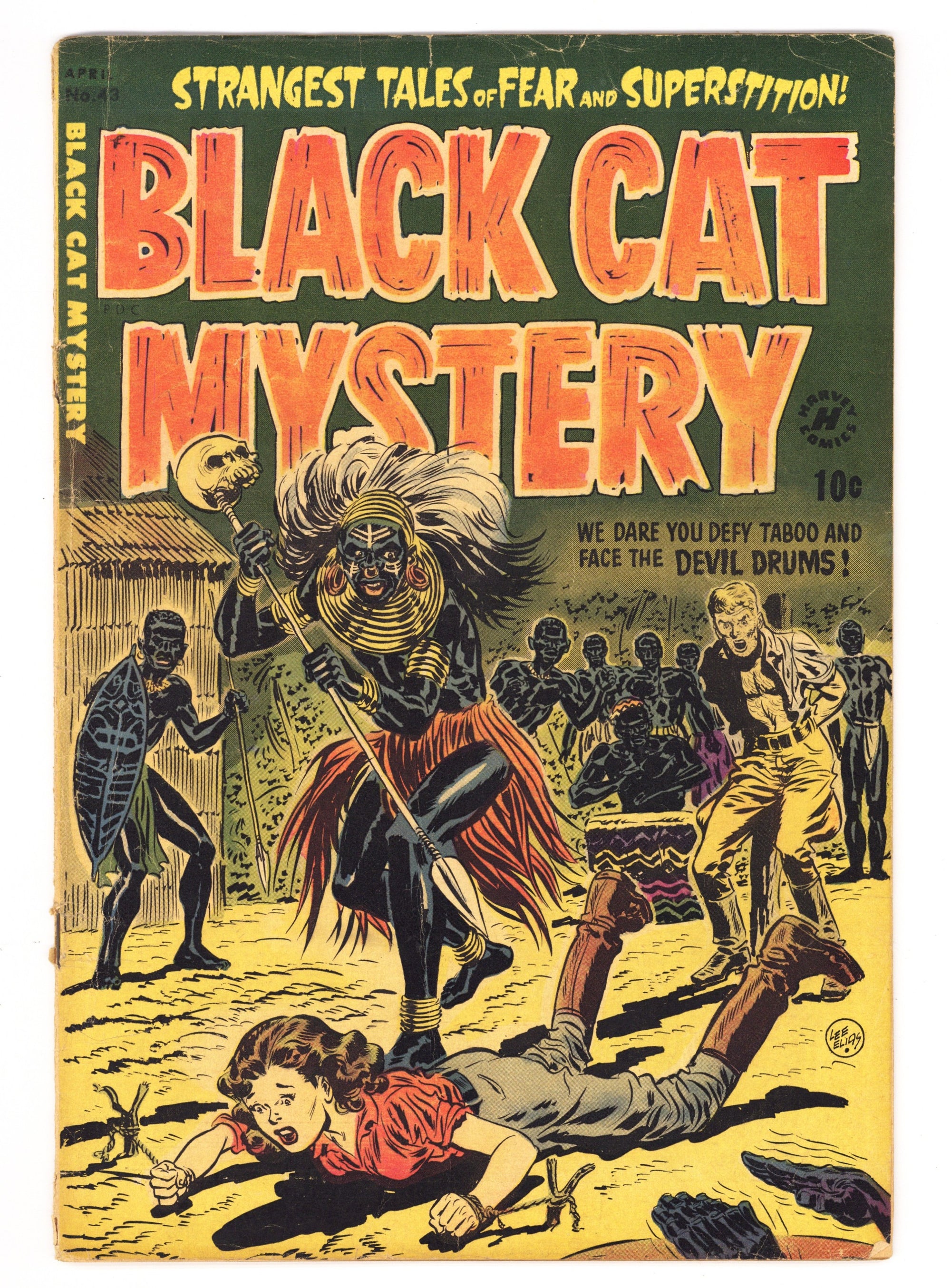 Black Cat Mystery   43  GD/VG (3.0) Page Missing  (1953)        
