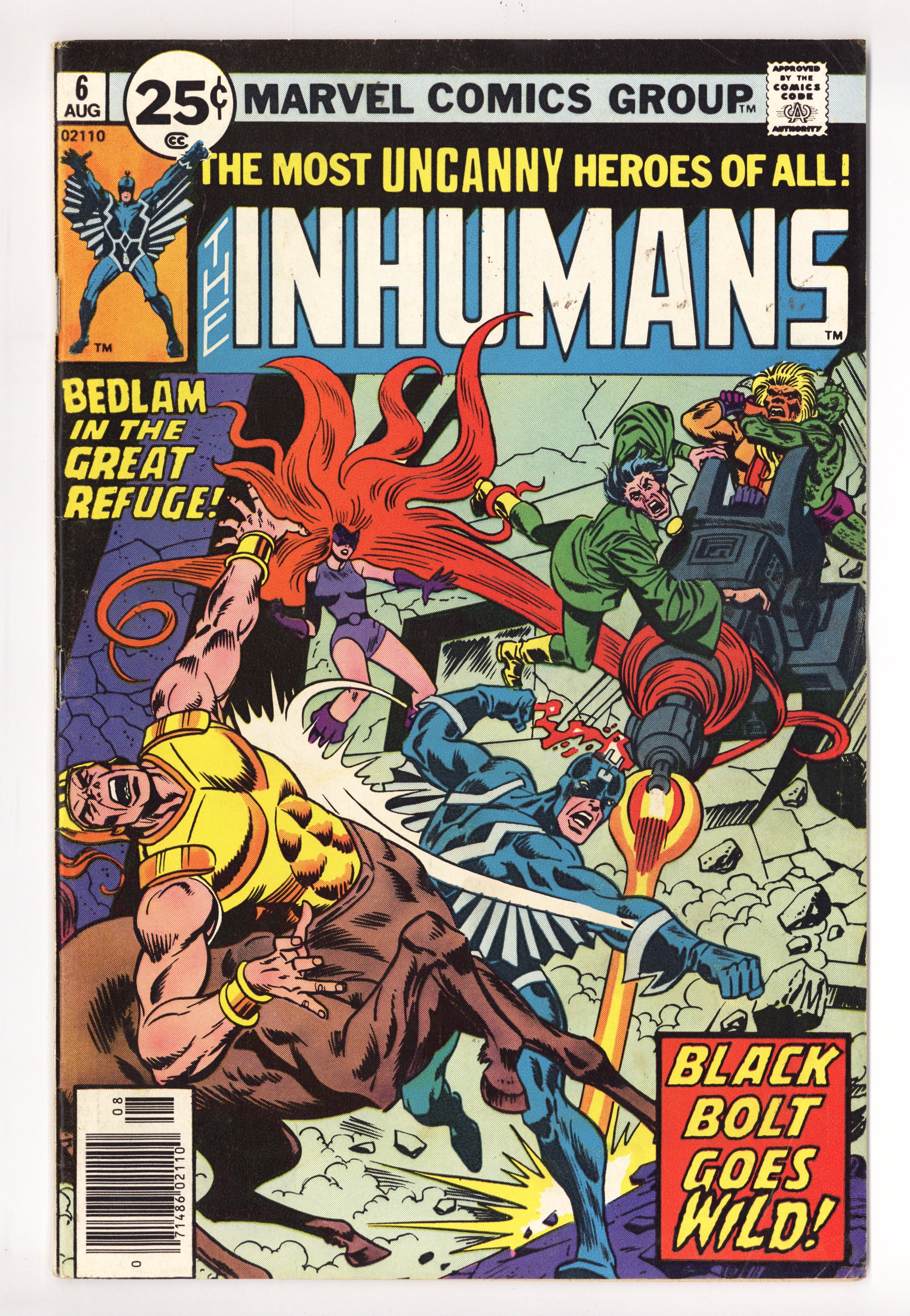 The Inhumans Vol 1 6 Mid Grade (1976) 