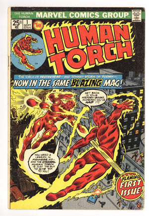 The Human Torch Vol 2 1 Low Grade (1974)