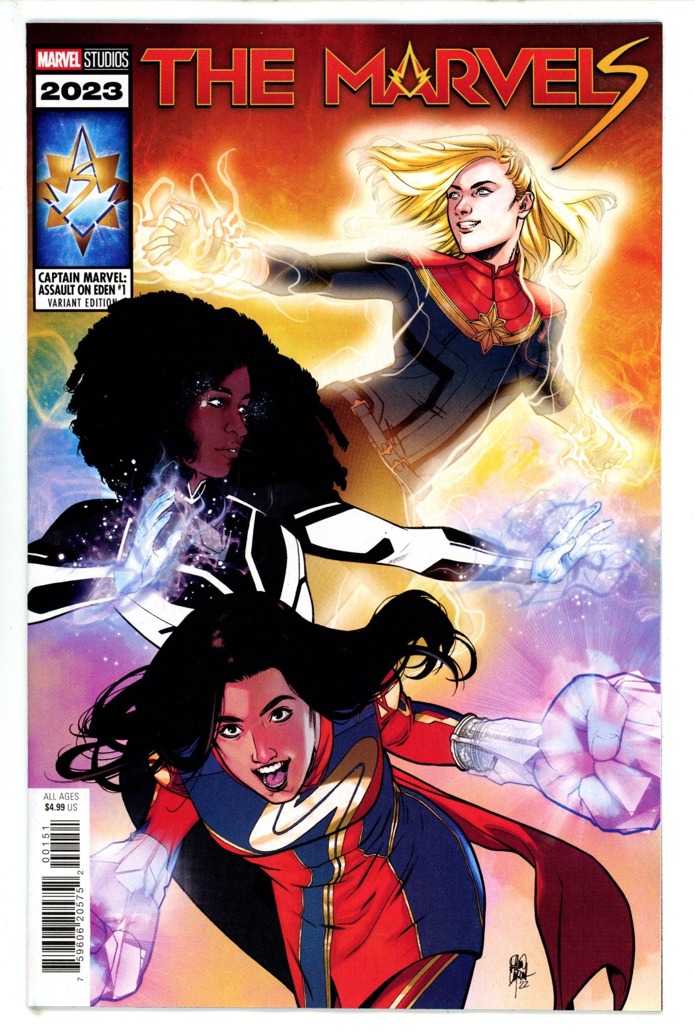 Captain Marvel Assault On Eden 1 MCU Variant (2023)