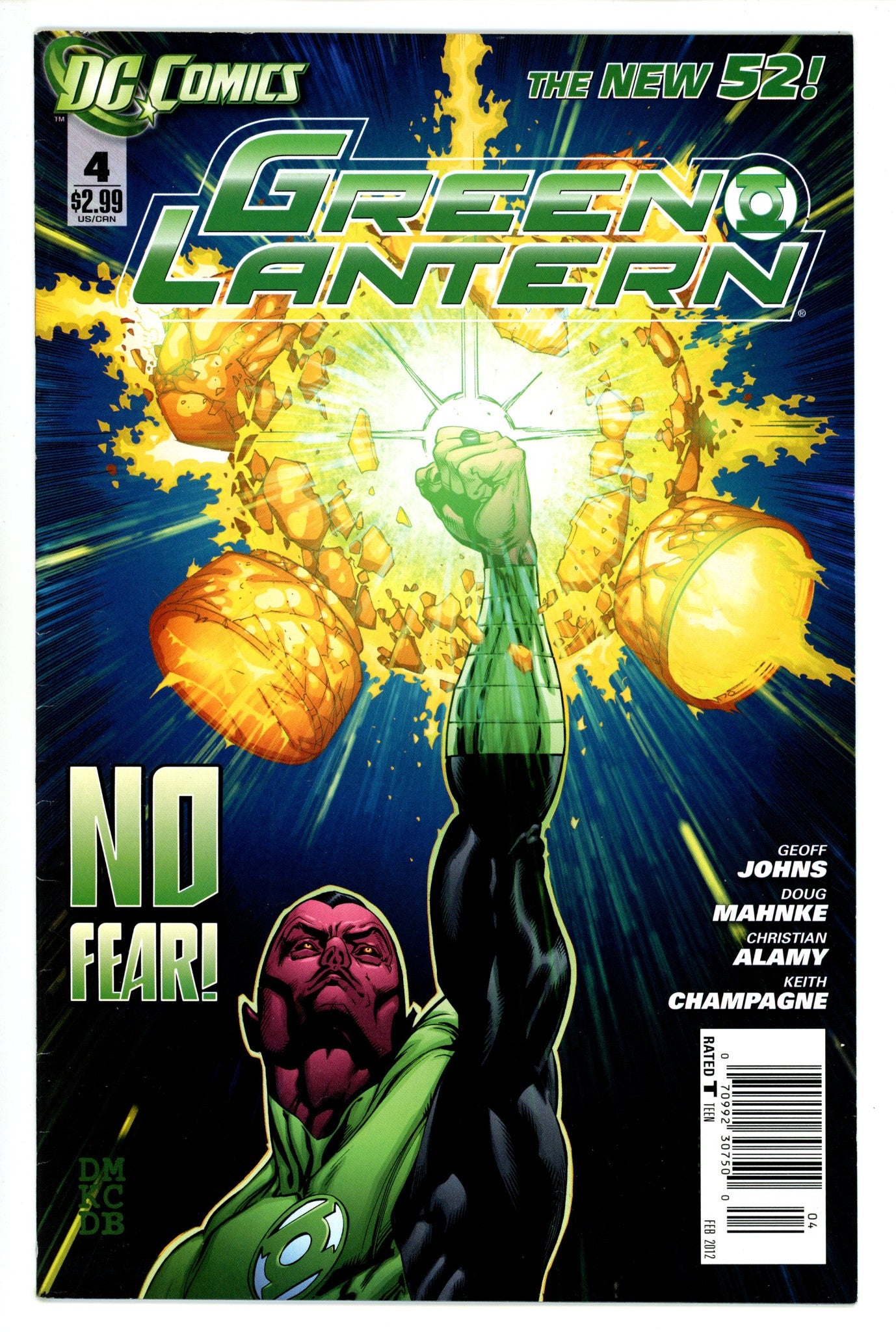 Green Lantern Vol 5 4 FN- (5.5) (2012) Newsstand 