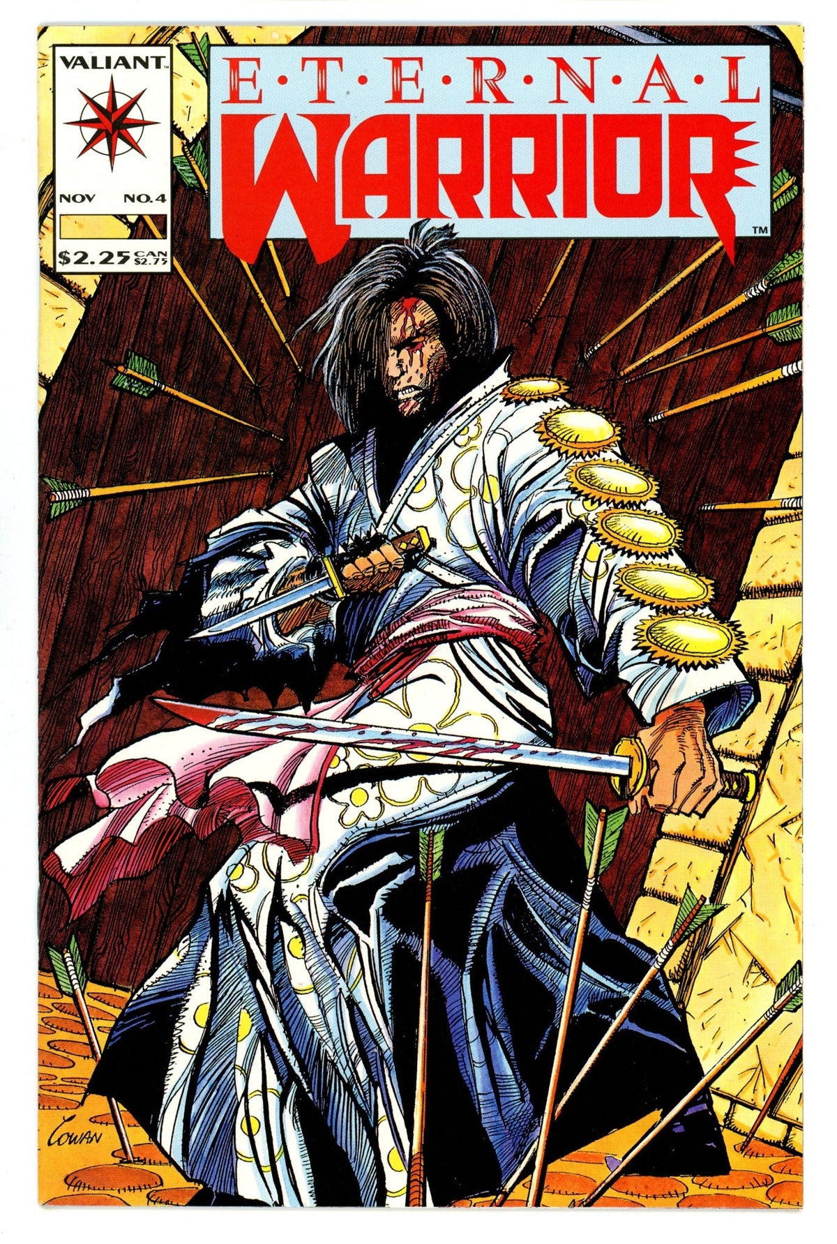 Eternal Warrior Vol 1 4  High Grade   (1992)