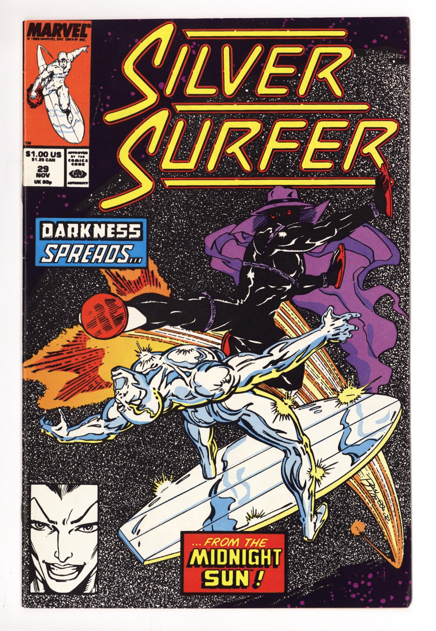 Silver Surfer Vol 3 29 Mid Grade (1989) 