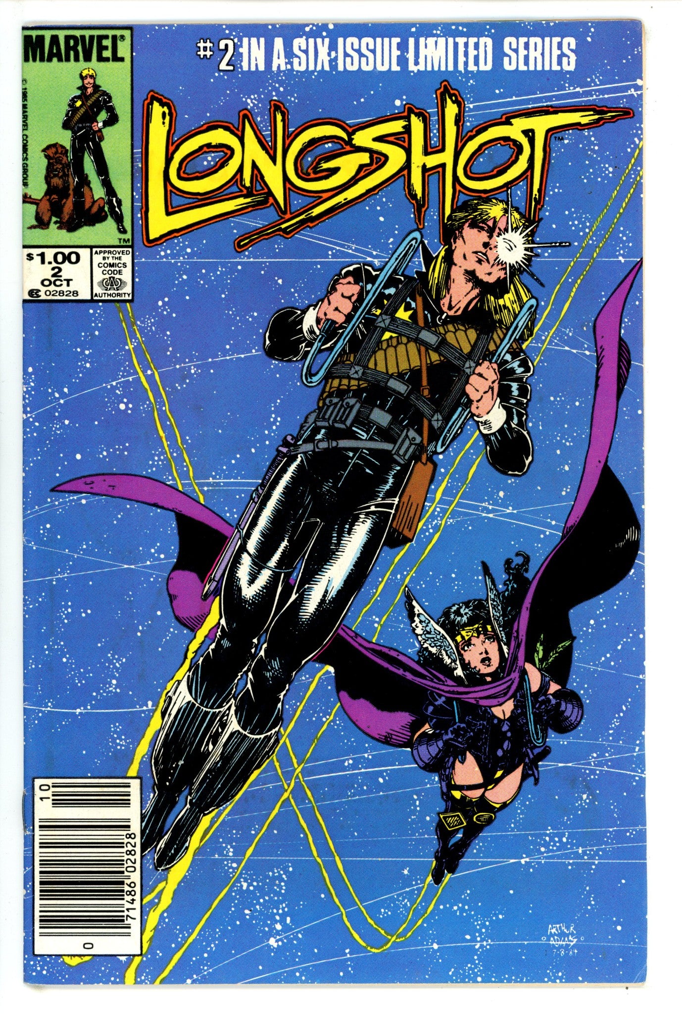 Longshot Vol 1 2 Canadian Variant VG+ (1985)