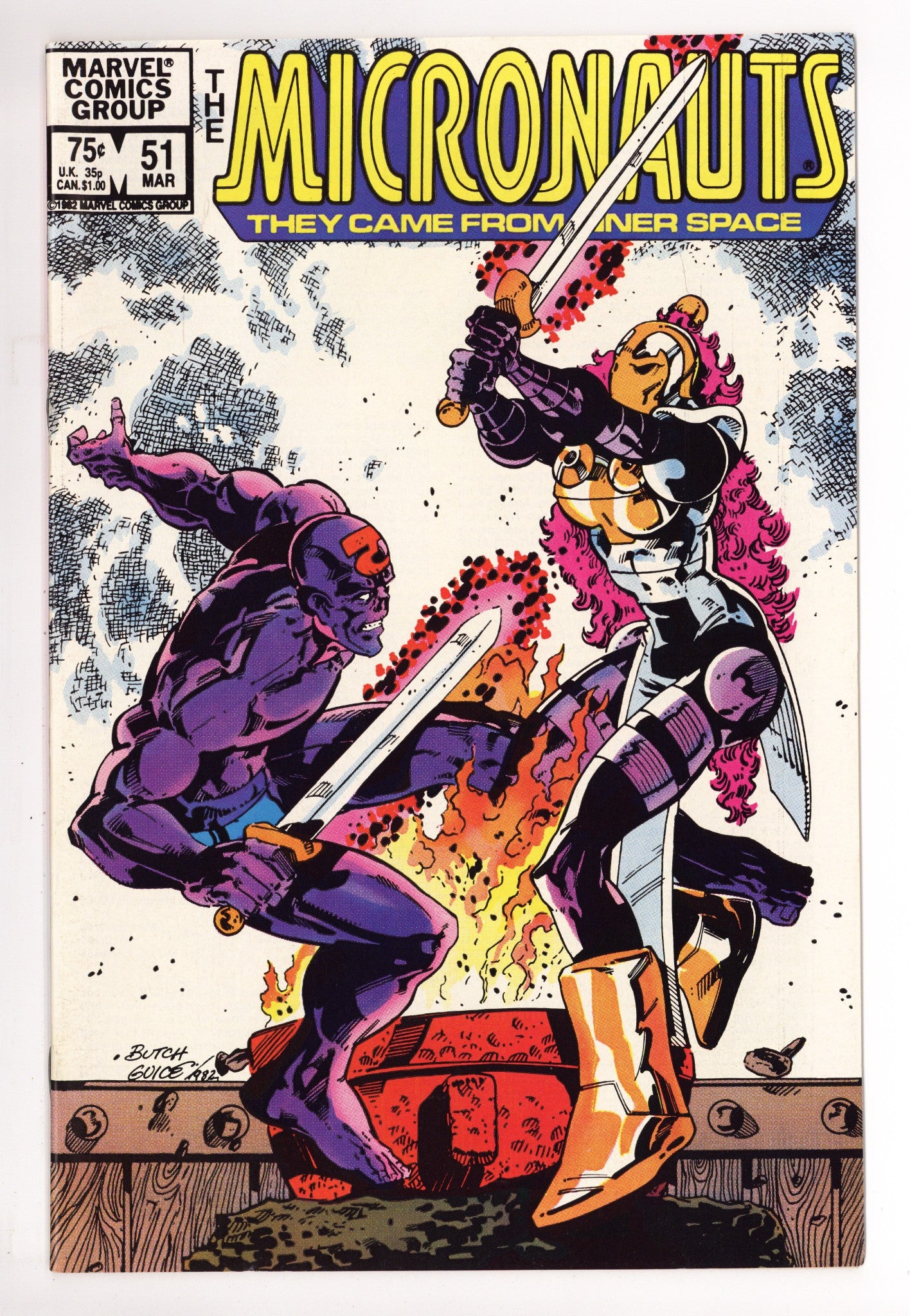 Micronauts Vol 1 51 Mid Grade (1983) 