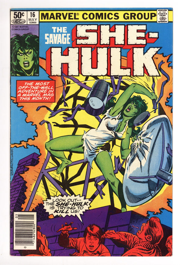 The Savage She-Hulk 16 Low Grade (1981) Newsstand