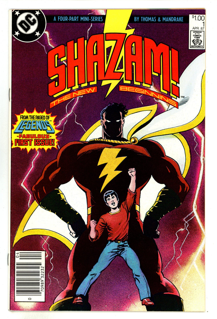 Shazam: The New Beginning 1 FN (6.0) (1987) Canadian Price Variant 