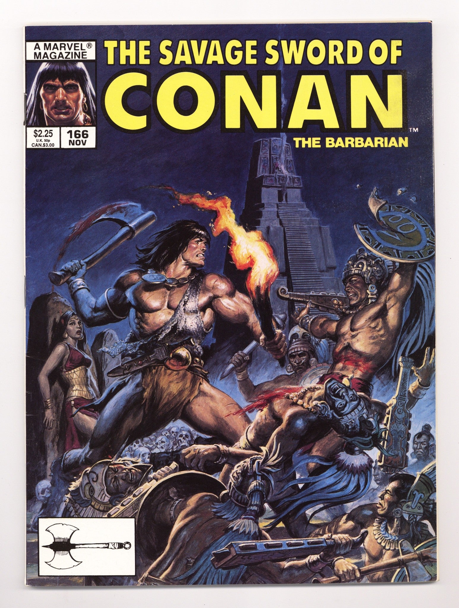 The Savage Sword of Conan Vol 1 166 Low Grade (1989) 