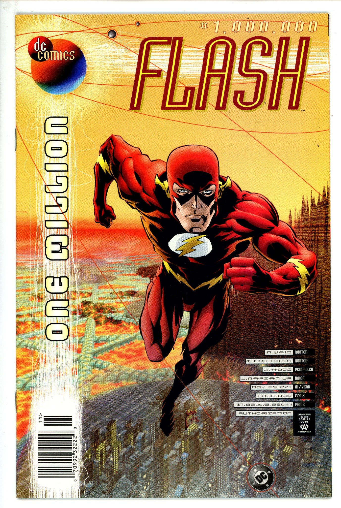 Flash 1,000,000 VF (8.0) (1998) Newsstand 