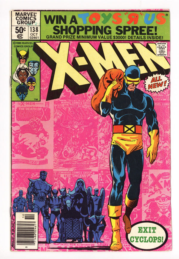 The X-Men Vol 1 138 VG+ (4.5) (1980) Newsstand Signed x1 1st Page Terry Austin