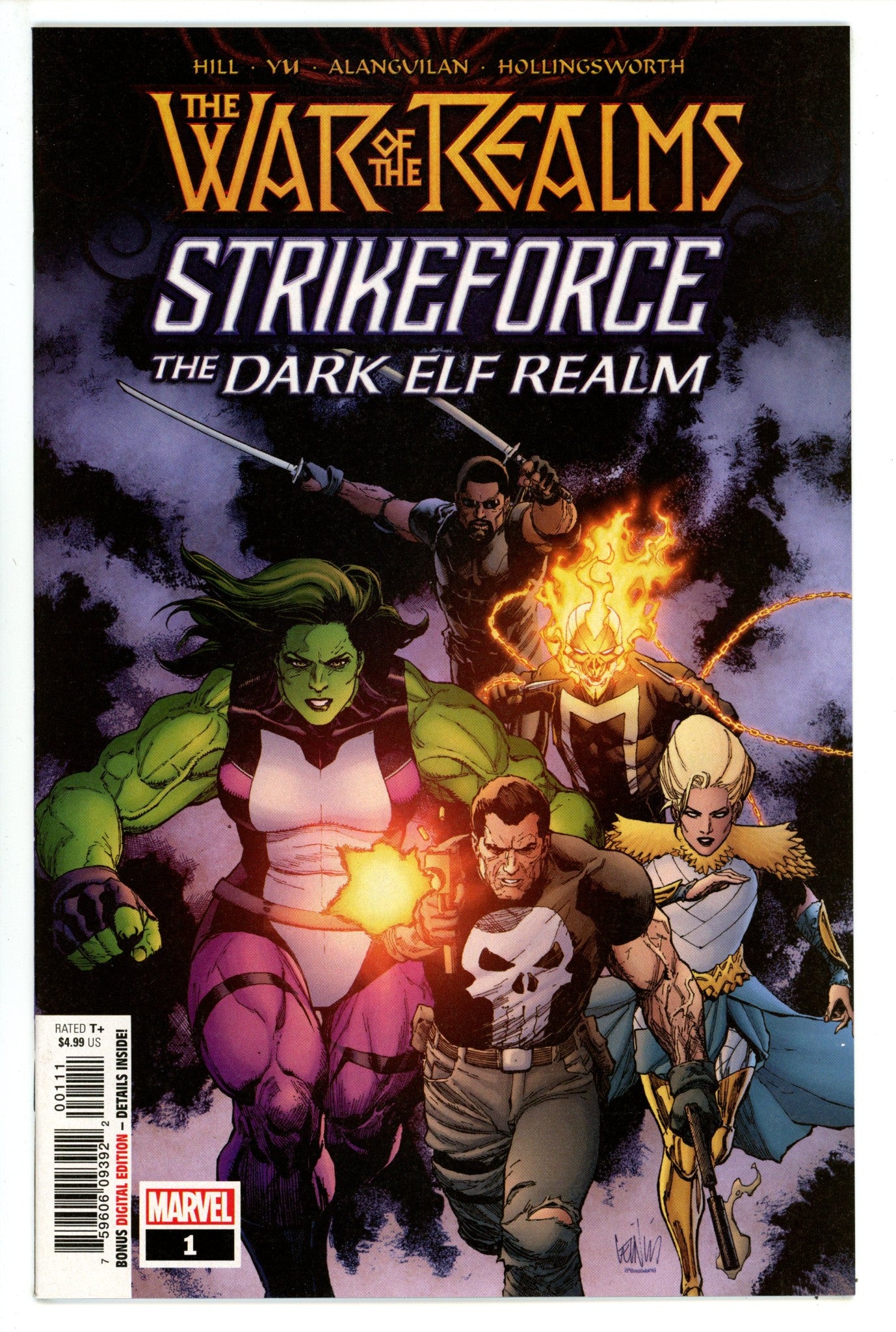War of the Realms Strikeforce: The Dark Elf Realm 1 High Grade (2019) 