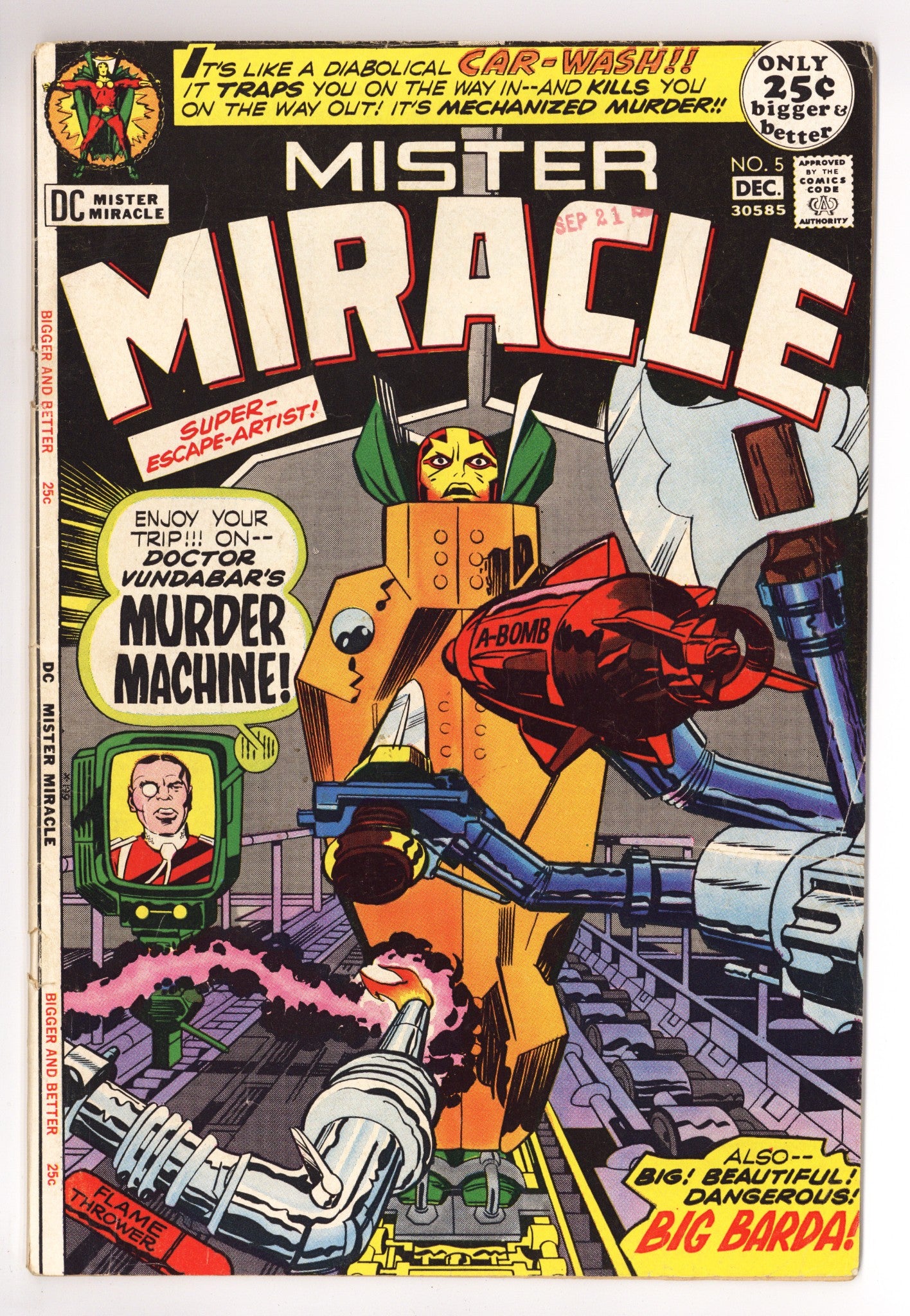 Mister Miracle Vol 1 5 VG- (3.5) (1971) 
