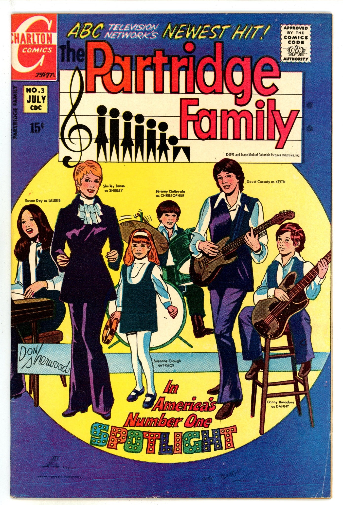 The Partridge Family 3 FN/VF (7.0) (1971) 