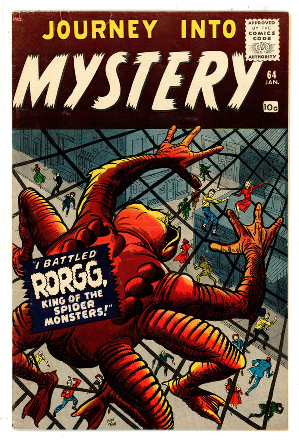 Journey into Mystery Vol 1 64 VG+ (4.5) (1961)