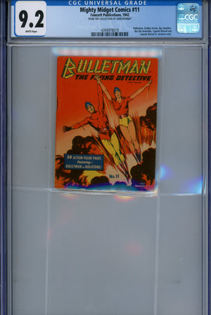 Bulletman [Mighty Midget Comic] 11 CGC 9.2 (NM-) (1942) 