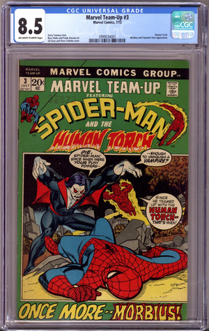 Marvel Team-Up Vol 1 3 CGC 8.5 (VF+) (1972)