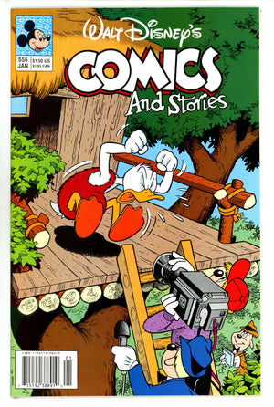 Walt Disney's Comics and Stories 555 Newsstand NM- (1991)
