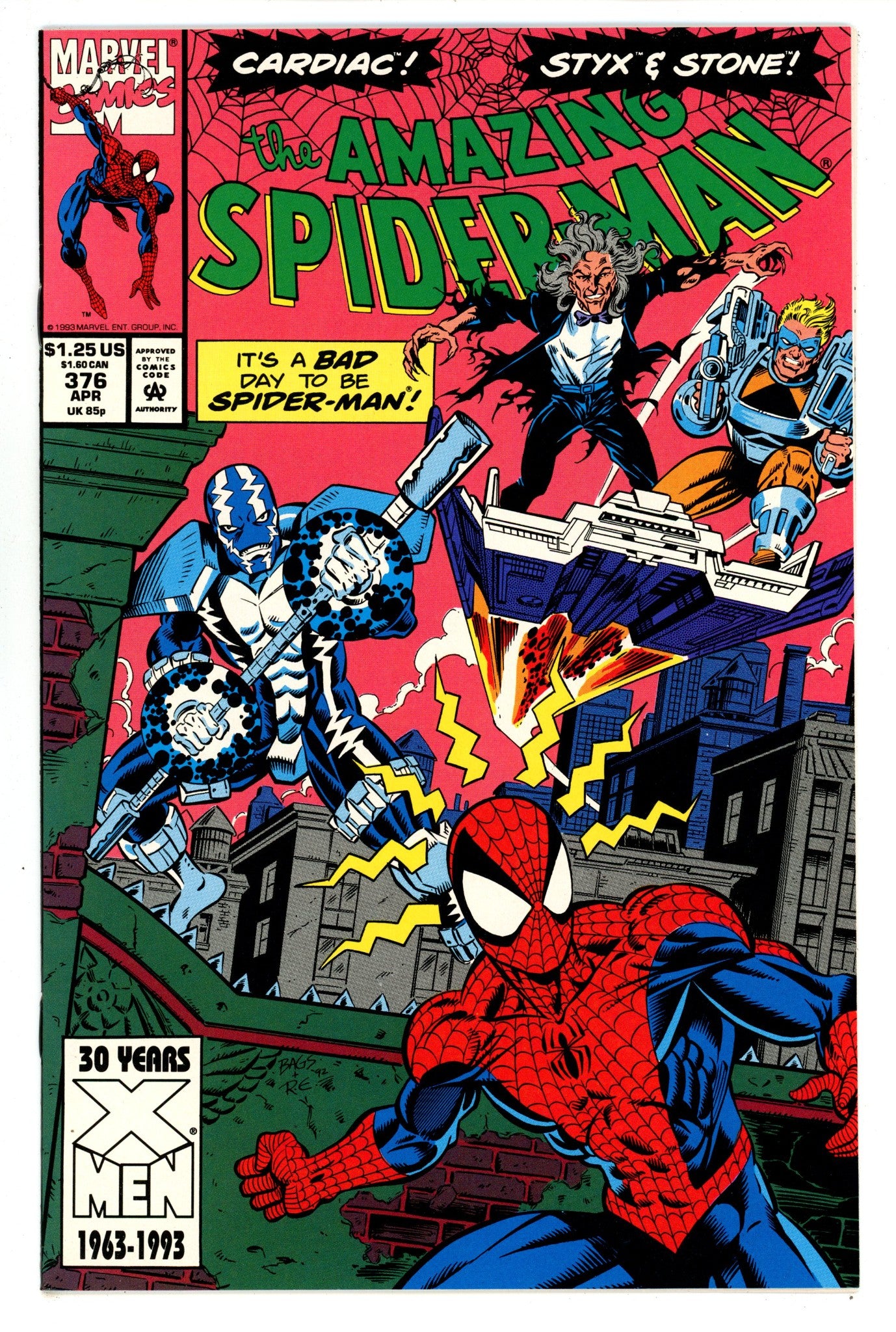 The Amazing Spider-Man Vol 1 376 VF+ (8.5) (1993) 