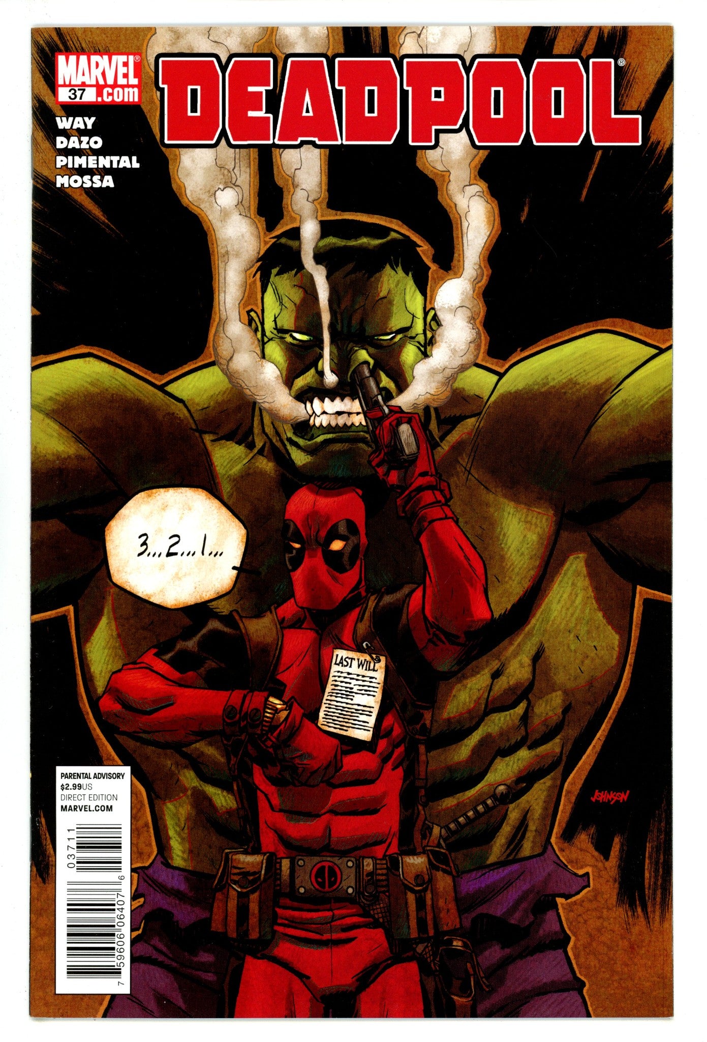 Deadpool Vol 3 37  Mid Grade   (2011)        
