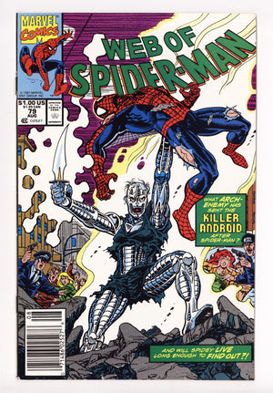 Web of Spider-Man Vol 1 79  Mid Grade   (1991)   Newsstand
