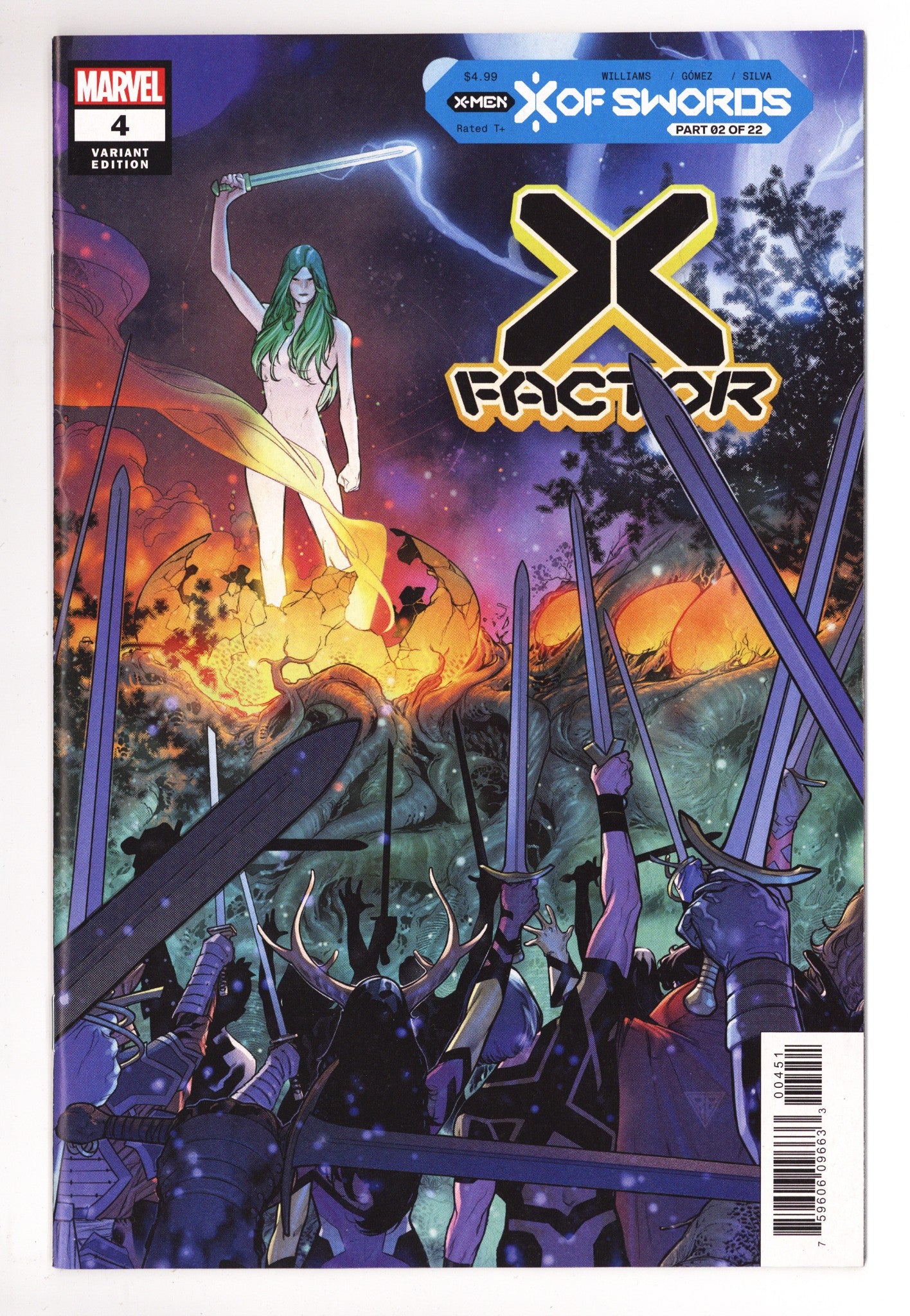 X-Factor Vol 4 4 High Grade (2020) Silva Variant 