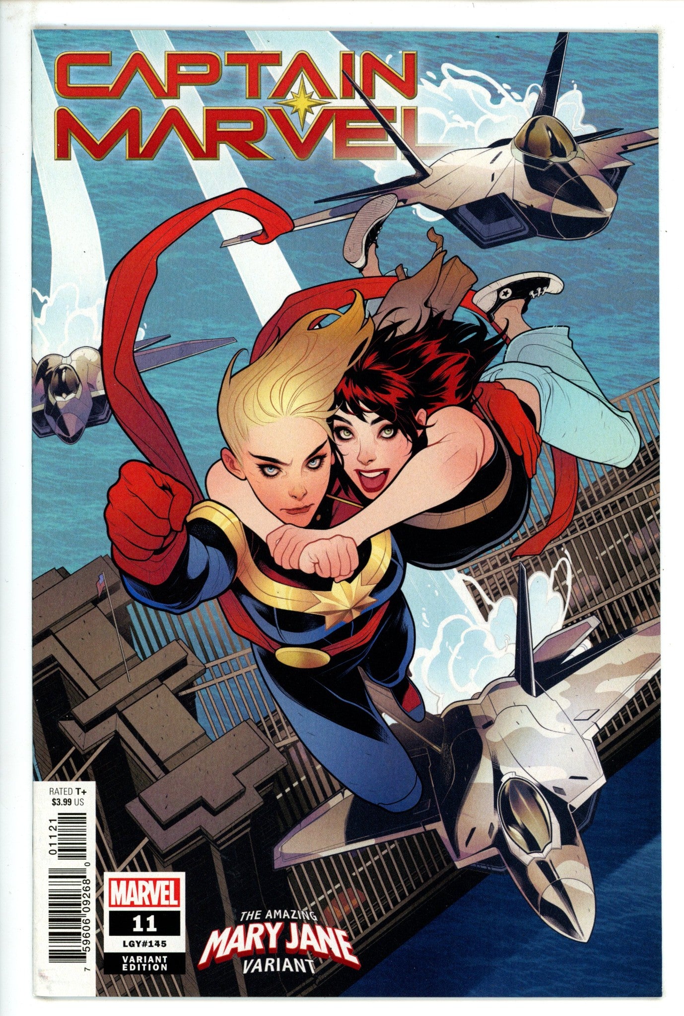 Captain Marvel Vol 11 11 (145) High Grade Elizabeth Torque (2019) Variant 