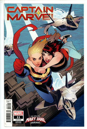 Captain Marvel Vol 11 11 (145) High Grade Elizabeth Torque (2019) Variant