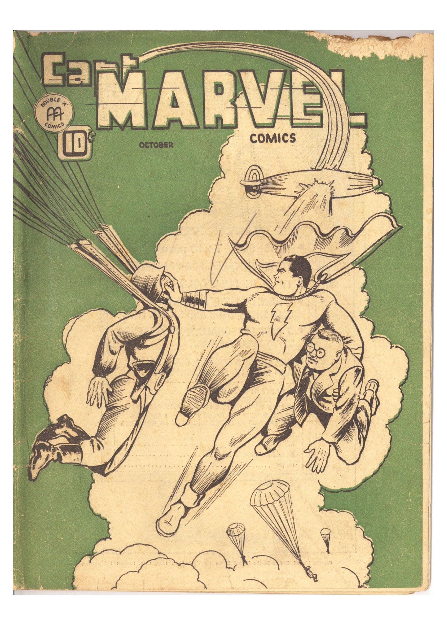 Captain Marvel Comics Vol 2 10 FR/GD (1.5) (1943) 