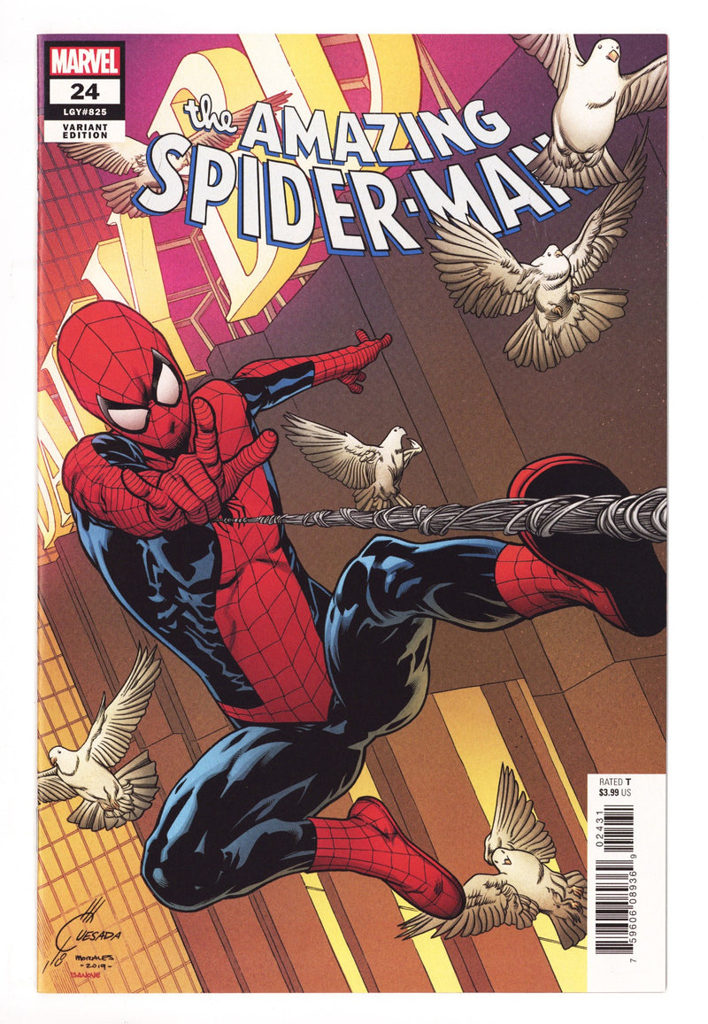 Amazing Spider-Man Vol 5 24 (825) High Grade (2019) Quesada Variant 