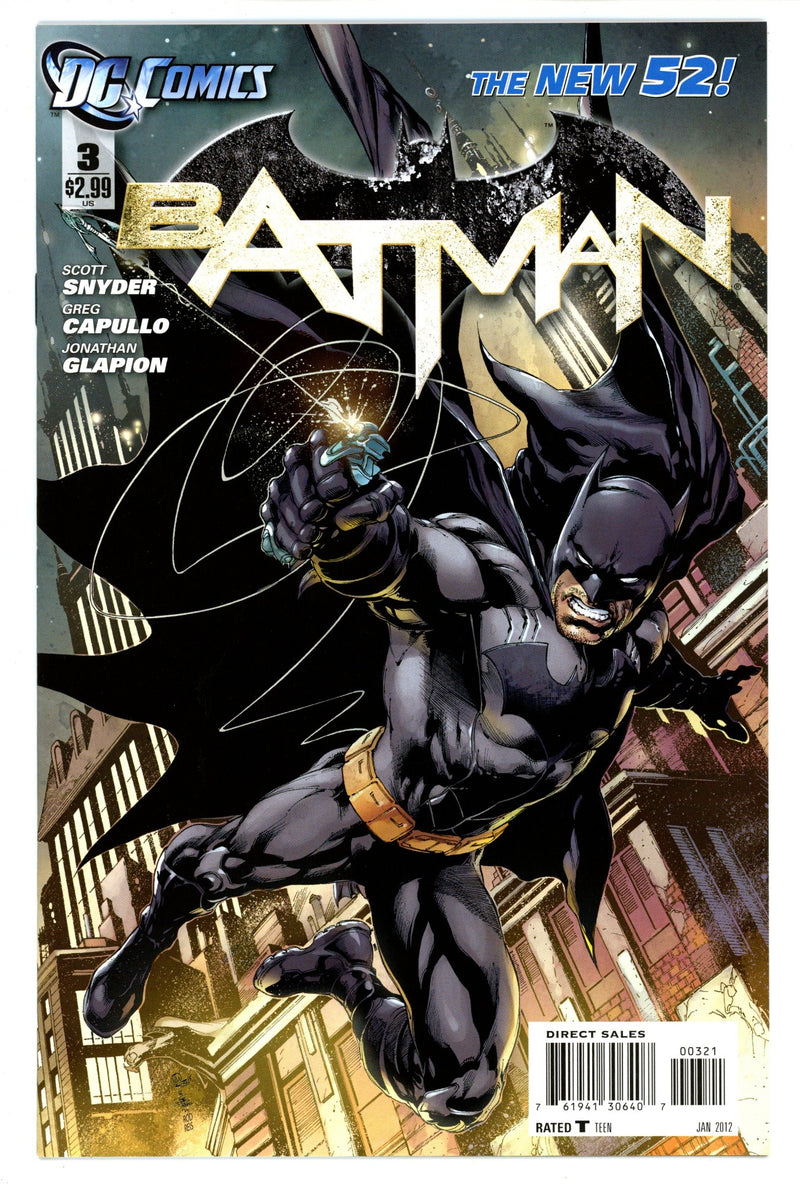 Batman Vol 2 3 NM- (9.2) (2012) Reis Incentive Variant 