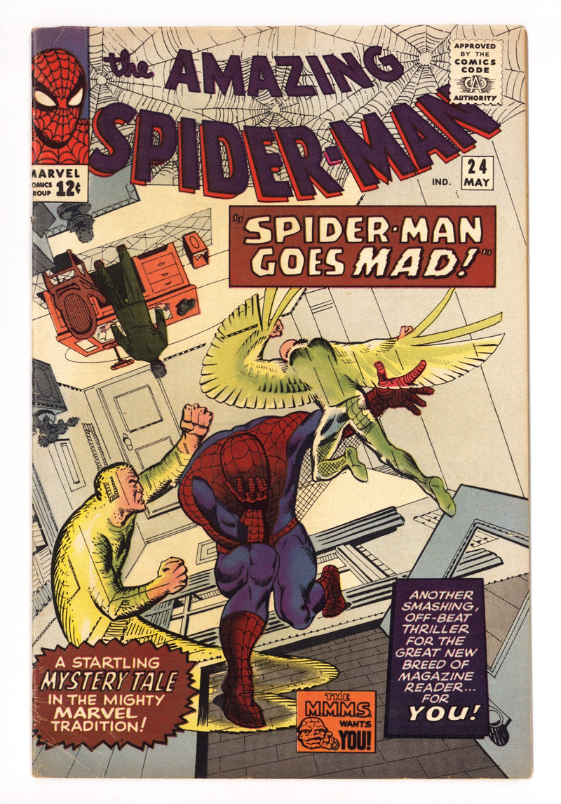 The Amazing Spider-Man Vol 1 24 FN- (5.5) (1965) 