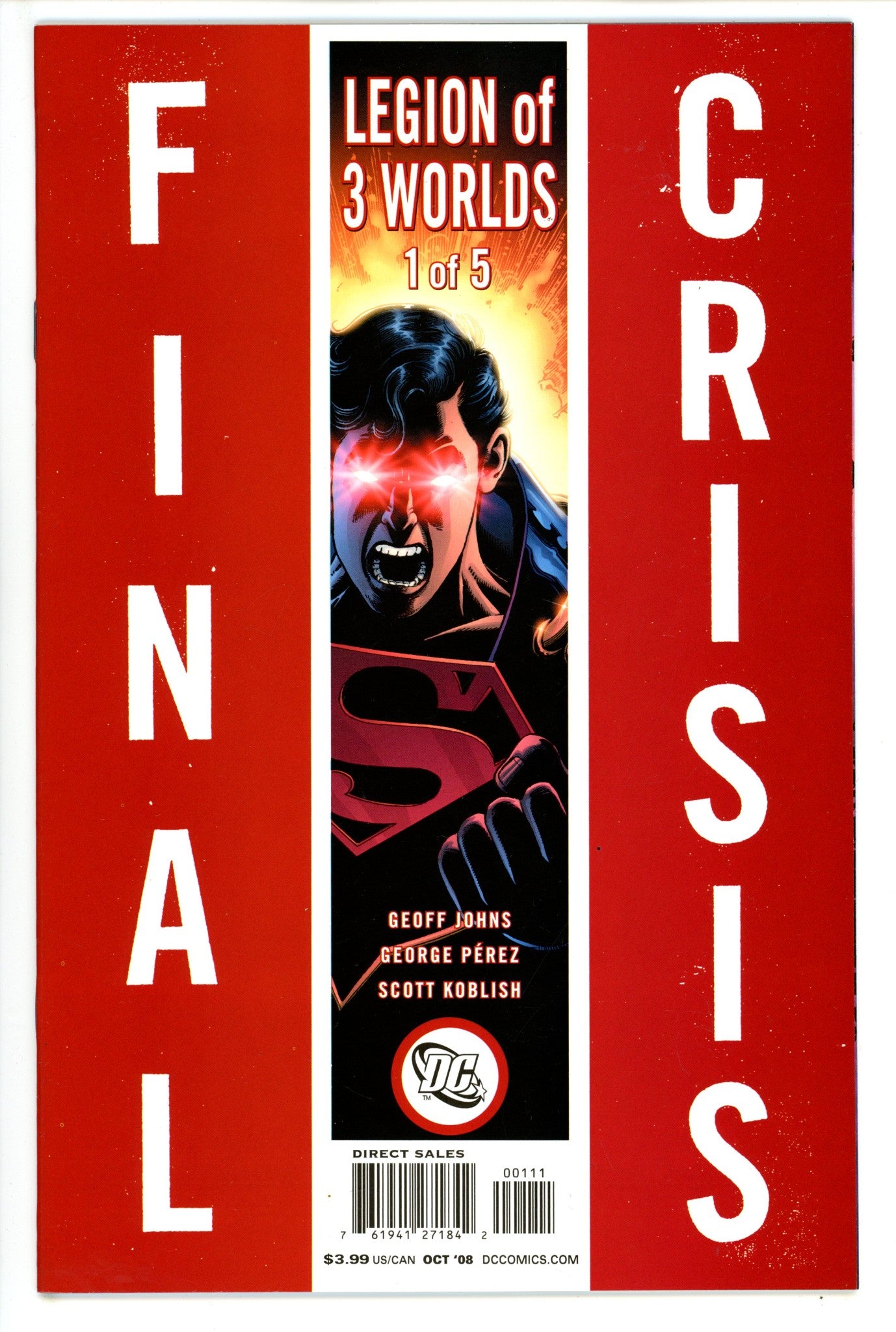 Final Crisis: Legion of Three Worlds 1 Perez Variant (2008)