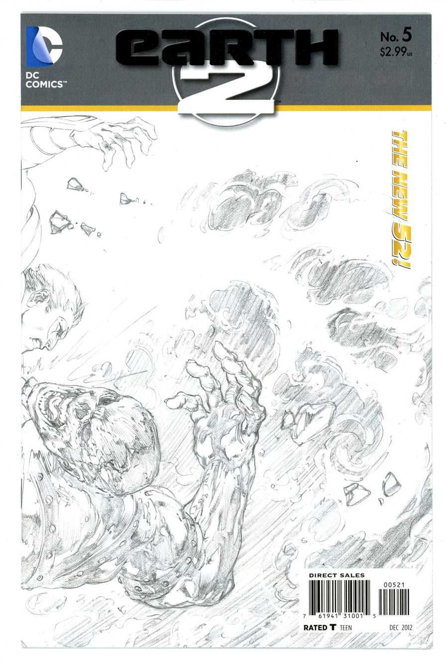 Earth 2 5 High Grade (2012) Reis Sketch Incentive Variant 
