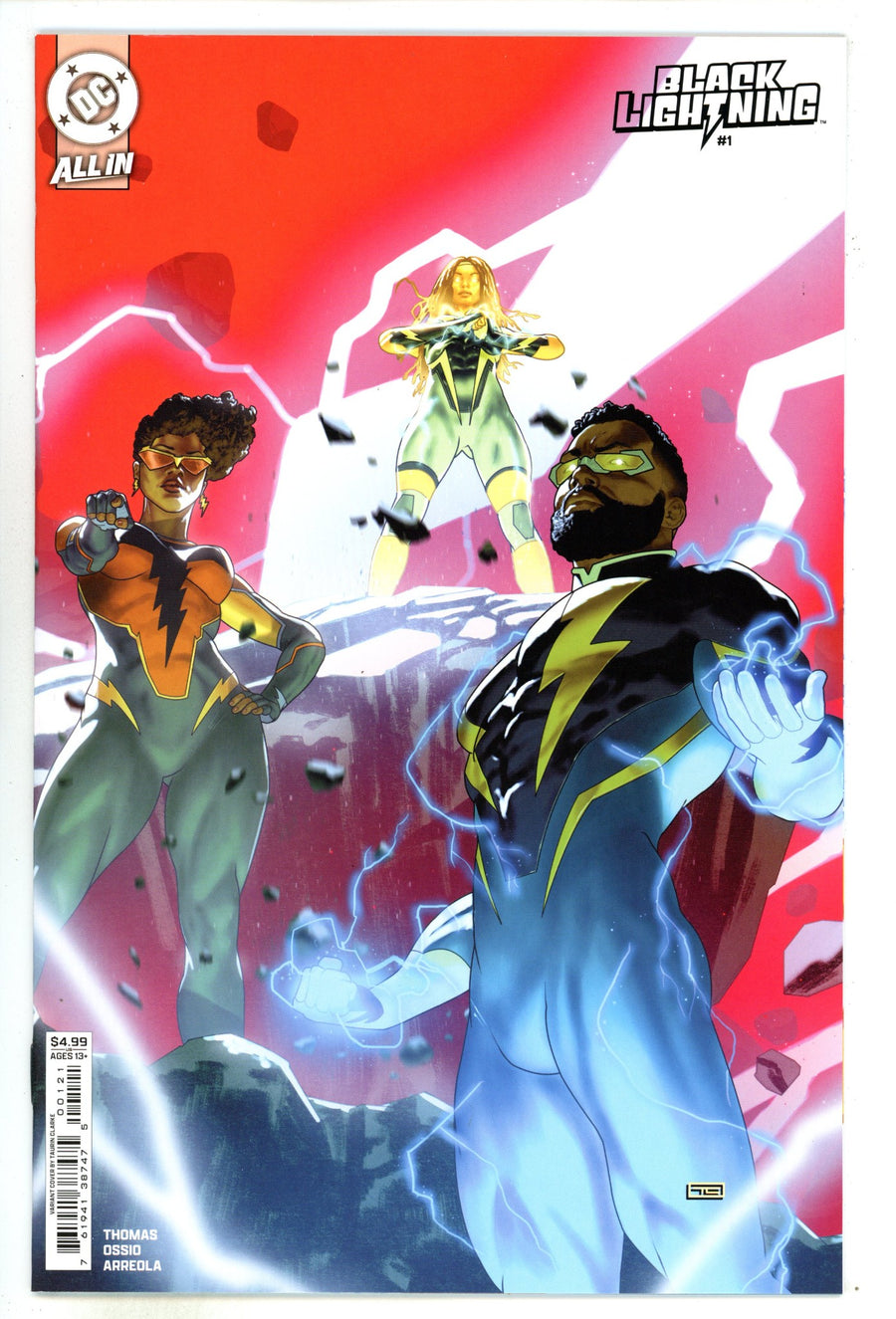 Black Lightning Vol 3 1 Clarke  Variant   (2024)