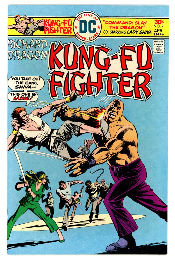 Richard Dragon, Kung-Fu Fighter 7 VF/NM (9.0) (1976)