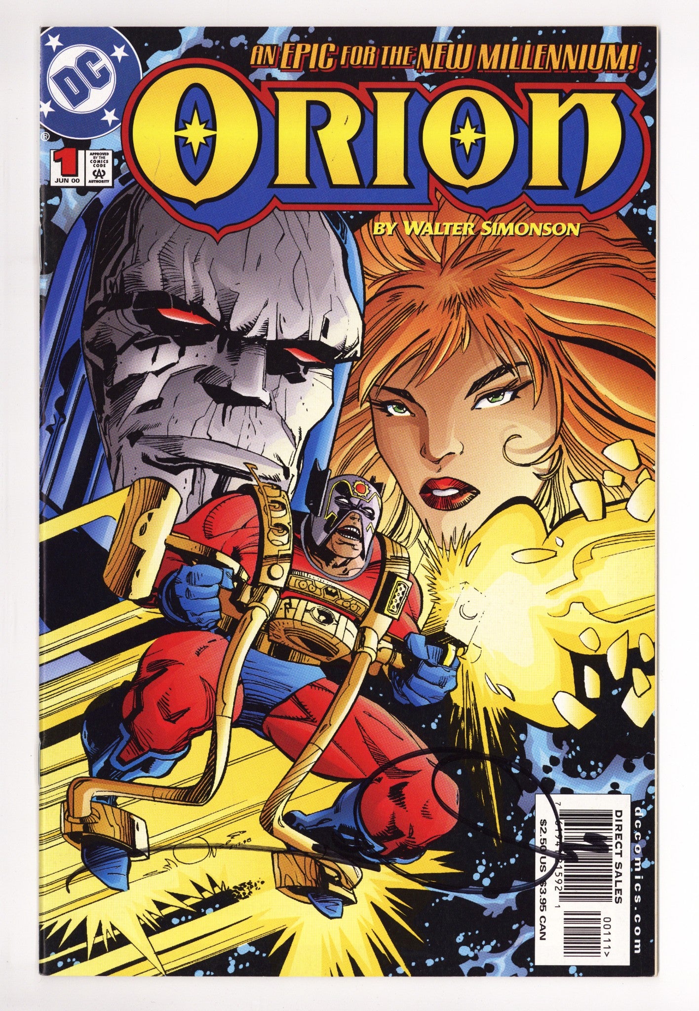 Orion 1 VF- (7.5) (2000) Signed x1 Cover Walter Simonson 