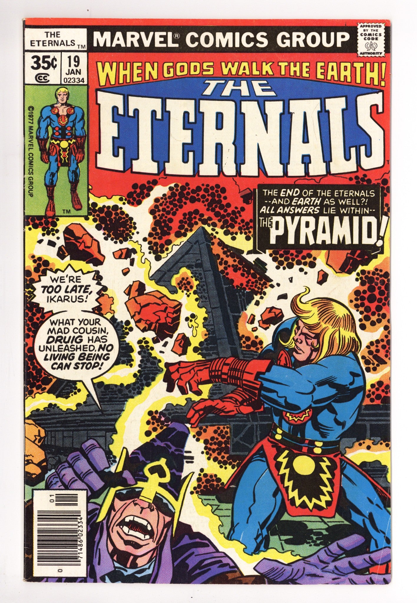 The Eternals Vol 1 19 Low Grade (1978) 