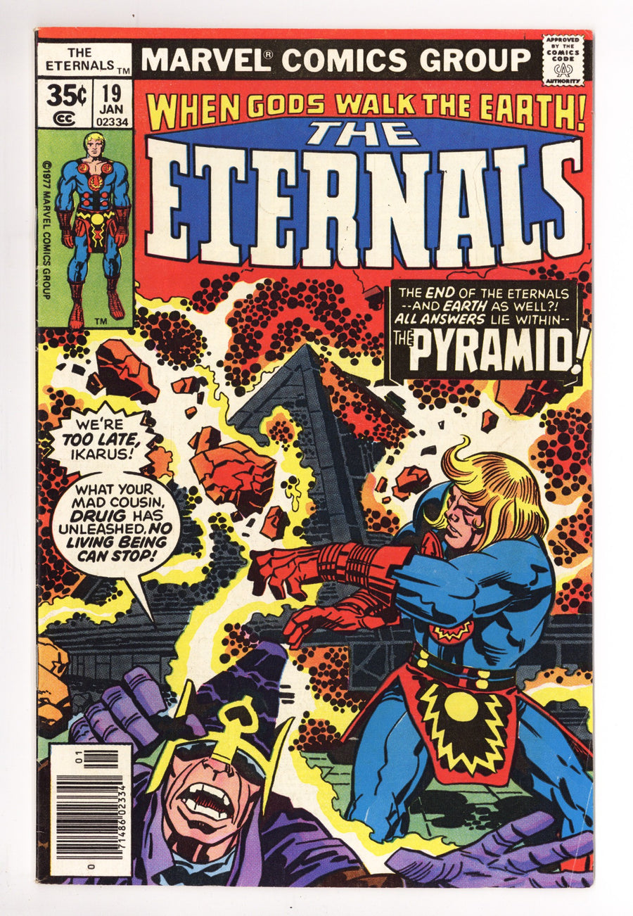 The Eternals Vol 1 19 Low Grade (1978) 