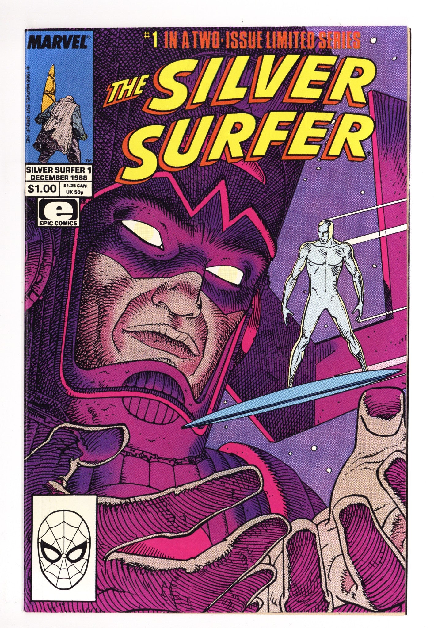 The Silver Surfer Vol 4 1  NM- (9.2)   (1988)        