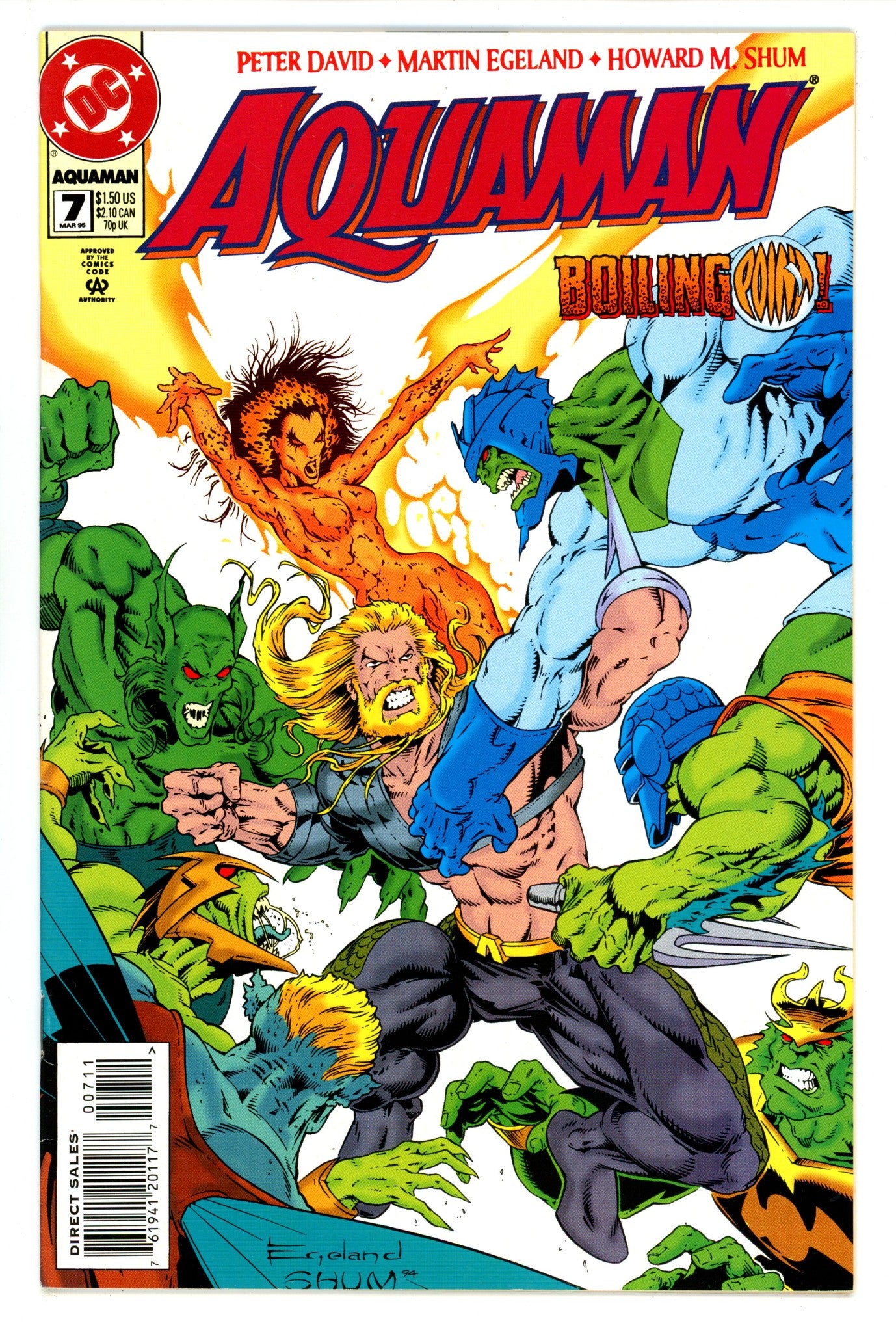 Aquaman Vol 5 7 Mid Grade (1995) 