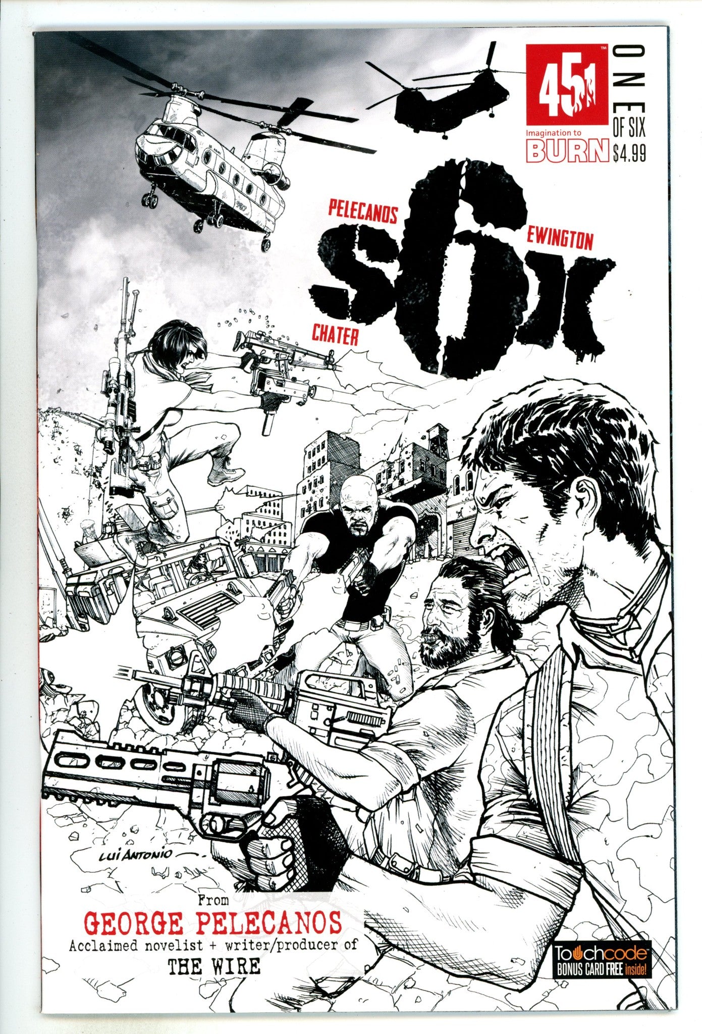 Six 1 Mid Grade (2015) B&W Variant 