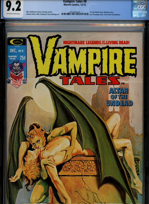 Vampire Tales 8 CGC 9.2 (NM-) (1974)