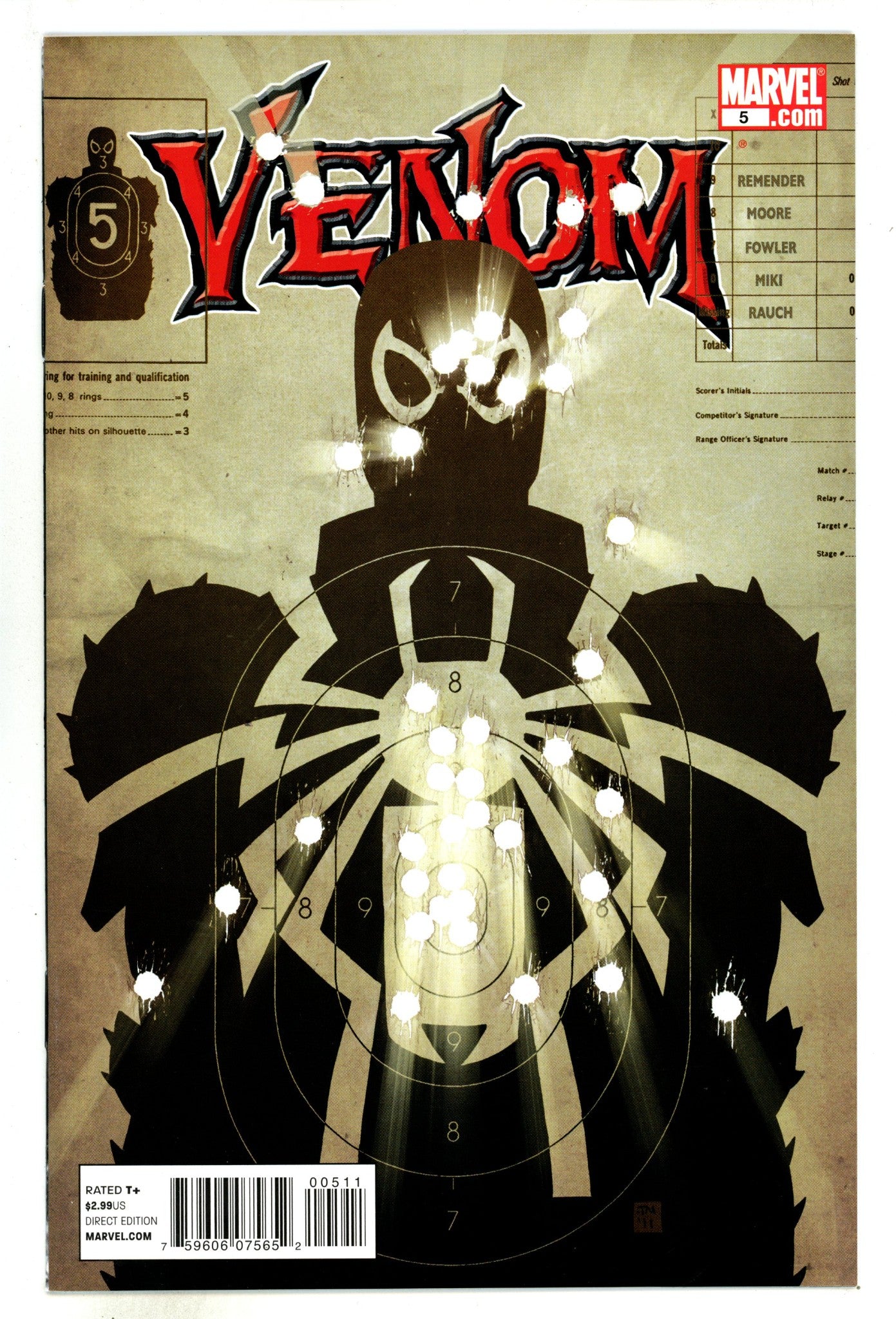 Venom Vol 2 5 NM- (9.2) (2011) 