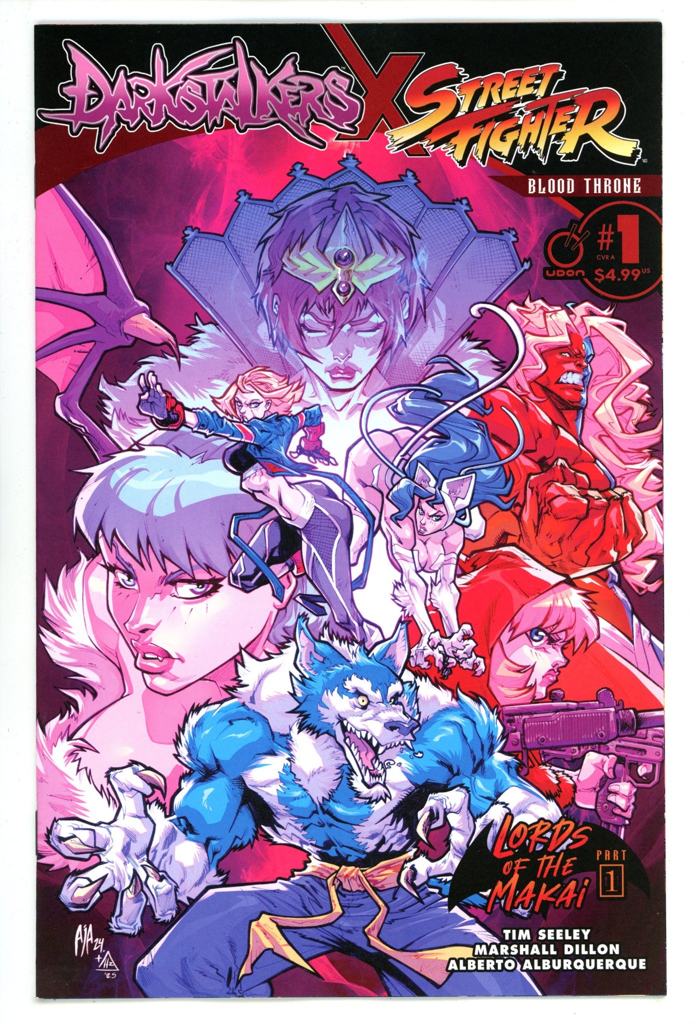 Darkstalkers X Street Fighter Blood Throne 1 (2025)