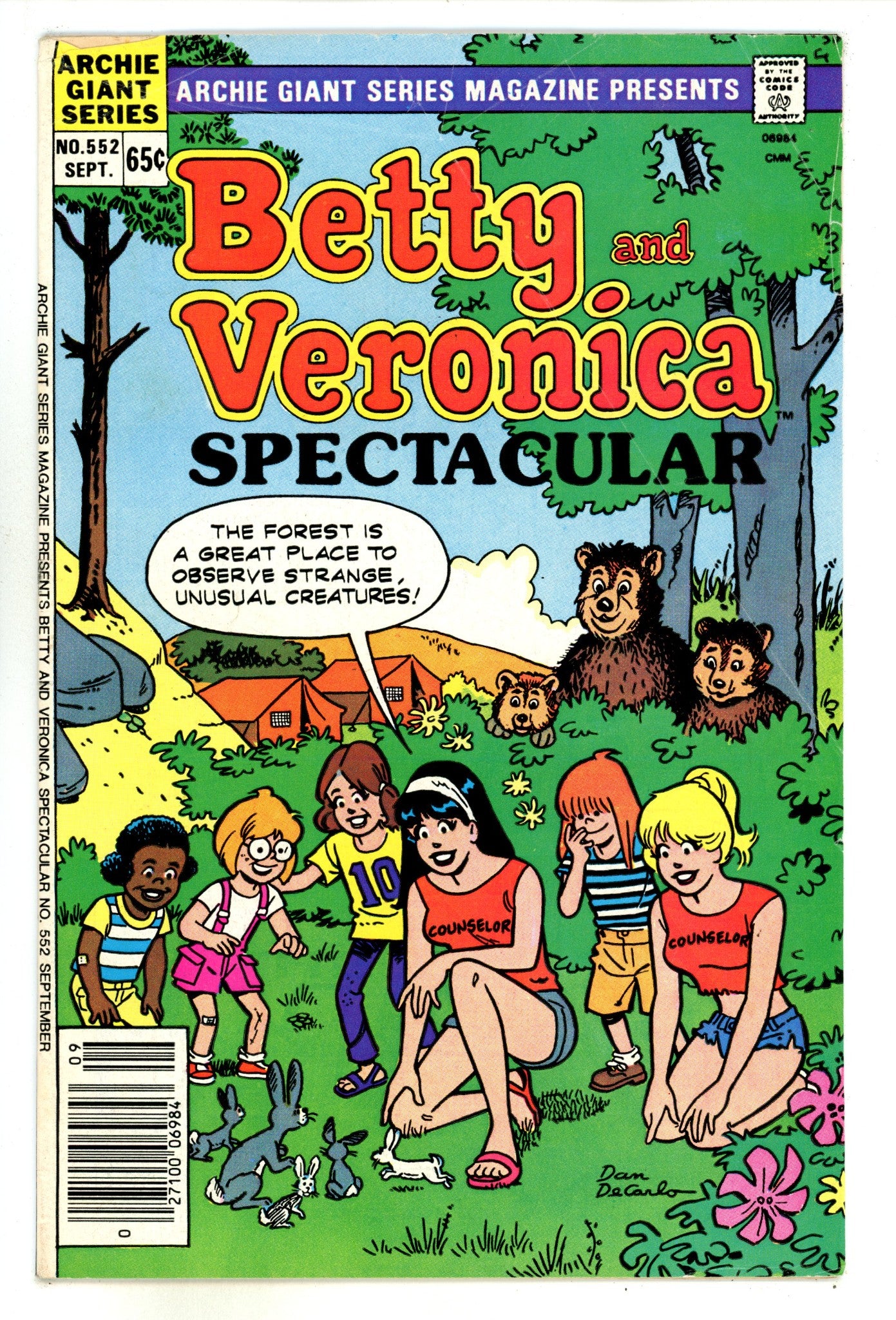 Archie Giant Series Magazine 552 Low Grade (1985) 